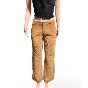 Pulp women's mid-rise butter scotch side panel Tencel bootcut pants 8/M